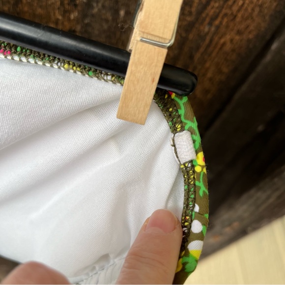 Splendid Swim Wear Yellow Bandeau Bikini Top NWT Sz L - Picture 5 of 14